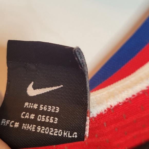 Vintage 90s Nike Team Allen Iverson #3 Philadelphia Sixers Jersey Size XXL - Picture 9 of 10